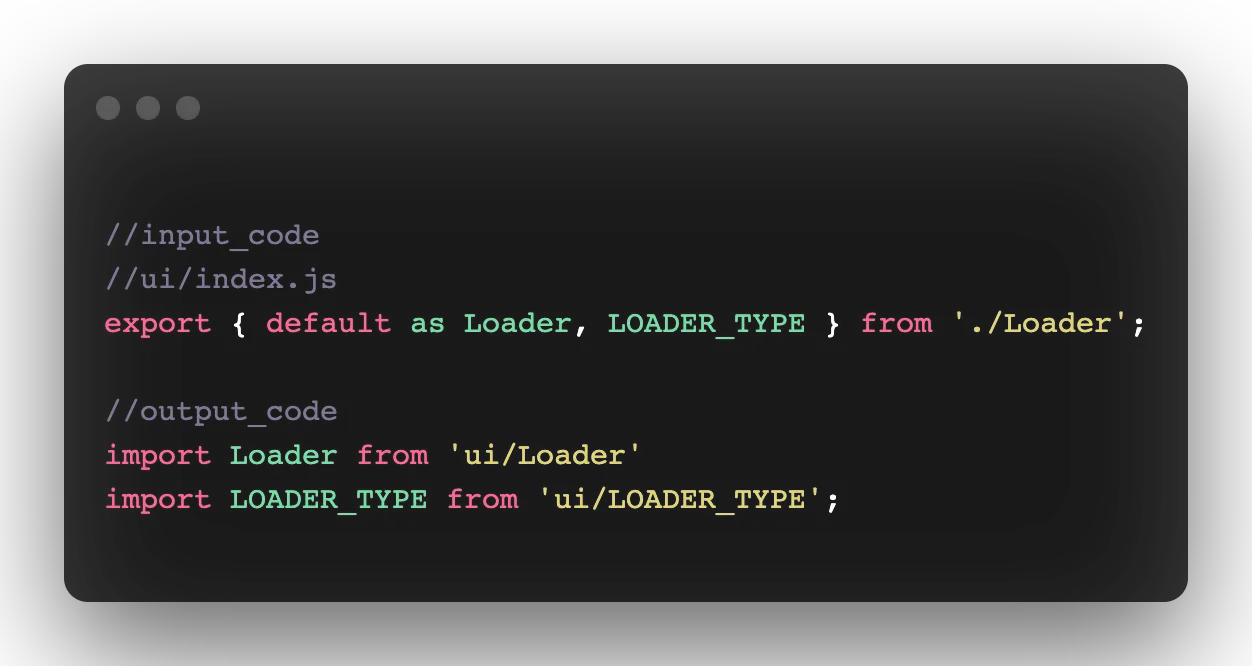 Loader import issue by babel transform